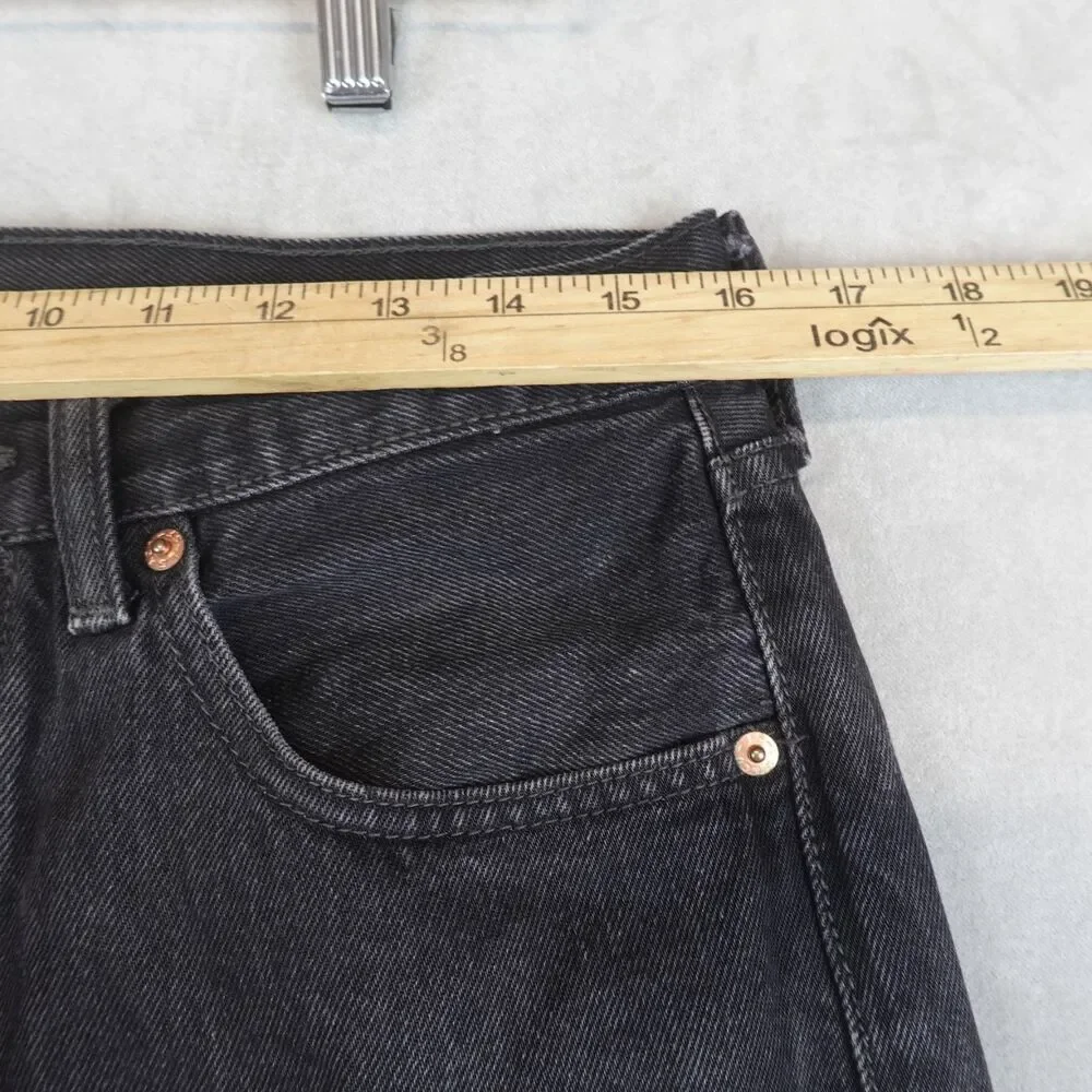 Levi’s 501 Jeans Original Fit Mens 32x34 Black Straight Button Fly Denim
